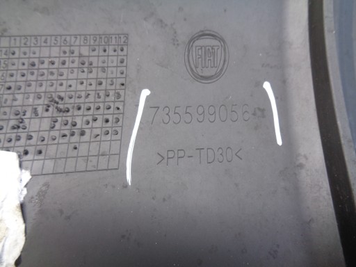 SPOJLER BRANIKA ZADNJA  FIAT PANDA III 12- CROSS