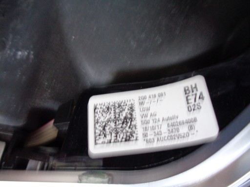 VOLAN KAMERA VW POLO 2G 2G0 17- 2Q0419091 VOLAN KAMERA VW POLO 2G 2G0 17- 2Q0419091