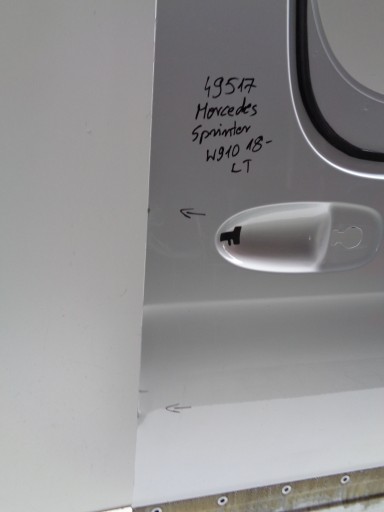VRATA LIJEVA ZADNJA BOČNA MERCEDES SPRINTER W910 18- NR 49517