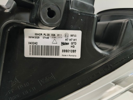 LAMPA FAR LIJEVA STRANA PEUGEOT 207 06-