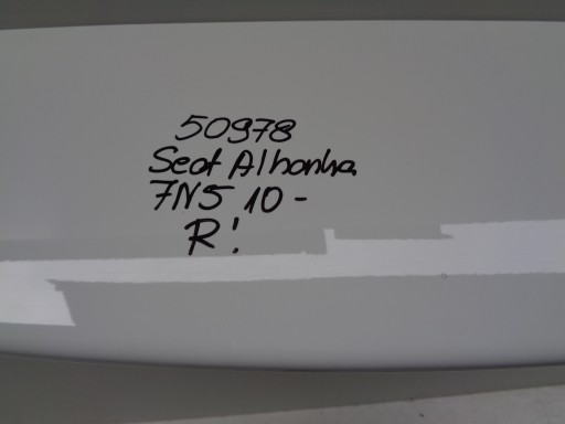 GEPEK ZADNJA SEAT ALHAMBRA 7N5 10- NR 50978 GEPEK ZADNJA SEAT ALHAMBRA 7N5 10- NR 50978