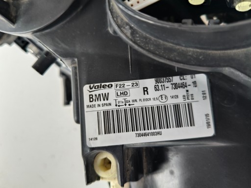 LAMPA FAR DESNA STRANA BMW 2 F22 F23 COUPE CABRIO XENON LED NIJE ZAKRETNI