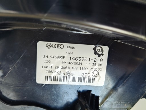 LAMPA FAR LIJEVA STRANA ZADNJA VW AMAROK 2H 2H0 10- TAMNA