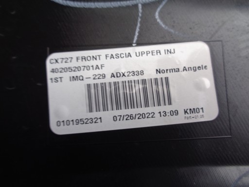 BRANIK PREDNJA STRANA FORD MUSTANG MACH E 21- NR 51506