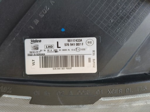 LAMPA FAR LIJEVA STRANA SEAT ATECA 575 16- FULL LED LAMPA FAR LIJEVA STRANA SEAT ATECA 575 16- FULL LED