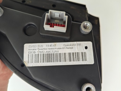 RETROVIZOR DESNA FORD RANGER 15- REDIZAJN 10 PIN RETROVIZOR DESNA FORD RANGER 15- REDIZAJN 10 PIN