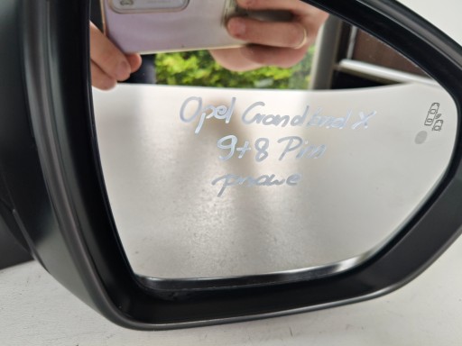 RETROVIZOR DESNA OPEL GRANDLAND X 17- 9+8 17 PIN