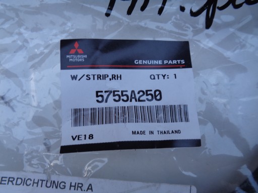 --NOWA-- BRTVA VRATA DESNA STRANA ZADNJA MITSUBISHI SPACE STAR 13- NR 53984 --NOWA-- BRTVA VRATA DESNA STRANA ZADNJA MITSUBISHI SPACE STAR 13- NR 53984