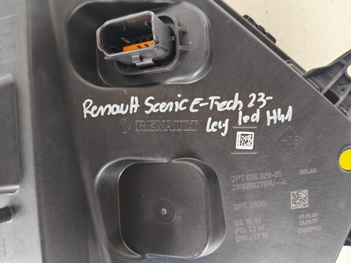 MAGLENKA LIJEVA STRANA RENAULT SCENIC E-TECH 24- LED DRL H41 MAGLENKA LIJEVA STRANA RENAULT SCENIC E-TECH 24- LED DRL H41