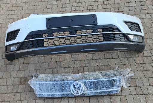 VW TIGUAN II 15-19 PREDNJA STRANA HAUBA BRANIK LAMPA FAR BLATOBRAN MASKA