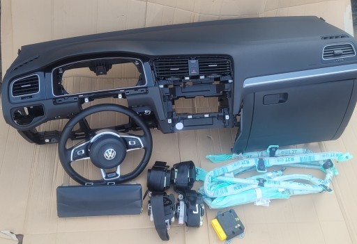 VW GOLF 7 5G0 R-LINE ARMATURA AIRBAG POJASEVI