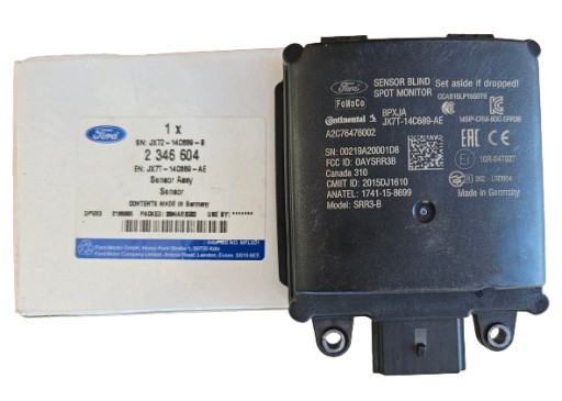 FORD PUMA MK2 FOCUS 18-24 RADAR MODUL SENZOR MARTWEGO POLA JX7T-14C689-AE