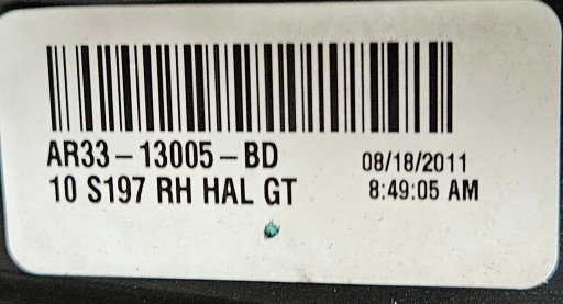 FORD MUSTANG V 09-12 LAMPA FAR LIJEVA STRANA AR33-13006-AG + DESNA AR33-13005-BD