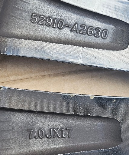 KIA CEED ALU FELGIA 7.0JX17 OFFSET 53 52910-A2630