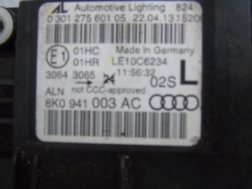 AUDI A4 B8 REDIZAJN 12-15 LAMPE FAROVI  LIJEVA STRANA DESNA