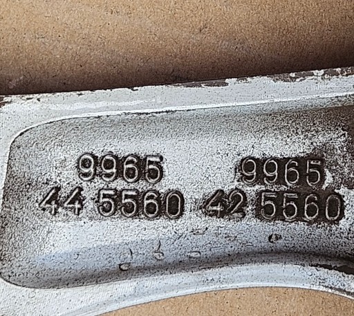 MAZDA 2 ALU FELGA 16X5.5J ET40 9965445560 9965425560 KF513