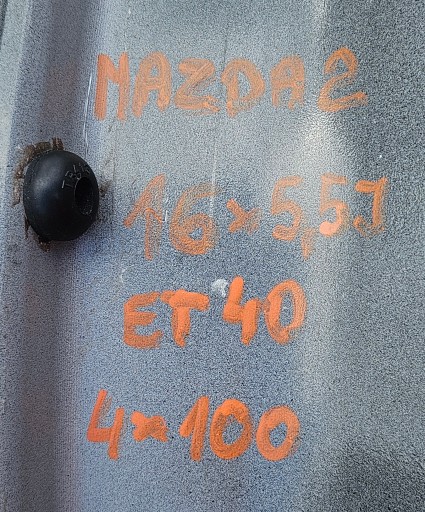 MAZDA 2 ALU FELGA 16X5.5J ET40 9965445560 9965425560 KF513