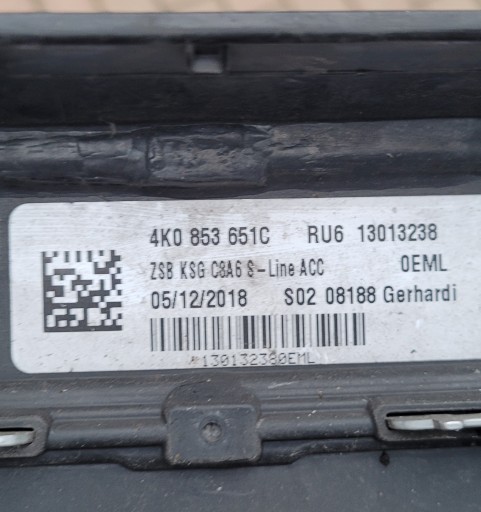 AUDI A6 C8 18-22 BRANIK PREDNJA STRANA 4K0807437A