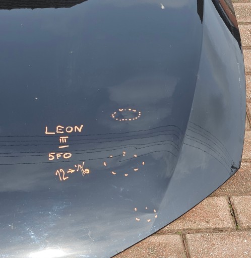 SEAT LEON III 3 5F0 12-16 HAUBA POKLOPAC 5F0823031B