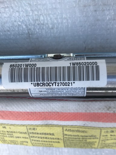 KIA RIO 5 VRATA 12-17 AIRBAG ZAVJESA LIJEVA STRANA DESNA