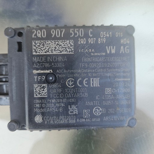 VW AUDI SKODA RADAR ACC DISTRONIC 2Q0907561J , 2Q0907550C 2Q0907561H VW AUDI SKODA RADAR ACC DISTRONIC 2Q0907561J , 2Q0907550C 2Q0907561H