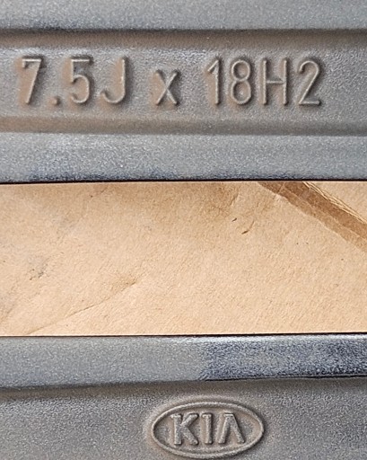 KIA OPTIMA CEED GT PRO ALU FELGA 7.5JX18H2 OFFSET55 52910-J7500