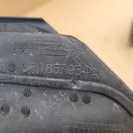 VW POLO 6R 6R0 08-14 RETROVIZOR DESNA 6 PIN