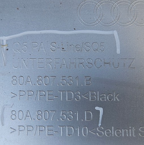 AUDI Q5 II REDIZAJN S-LINE 20-24 BRANIK PREDNJA STRANA 80A807437P