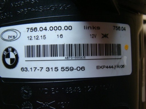 BMW F20 F21 F30 F31 F32 MAGLENKA LED LIJEVA STRANA DESNA 2SZT.