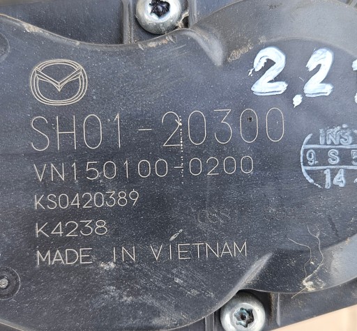 MAZDA 6 CX5 12-17 2.2 DIZEL VENTIL EGR SH01-20300