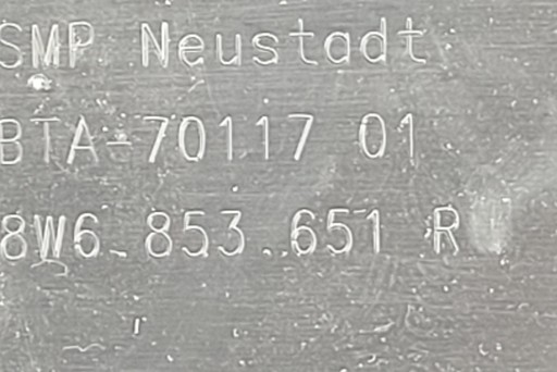 AUDI A5 S-LINE 8W6 16-19 MASKA