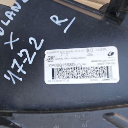 OPEL GRANDLAND X 17-21 FULL LED LAMPA FAR DESNA STRANA YP00015980