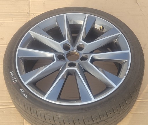 SKODA RAPID ALU FELGA 5JJ601025A 7JX17 ET46