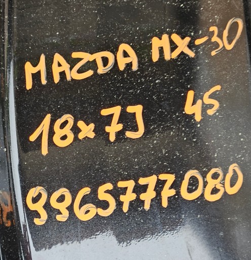 MAZDA CX-30 CX 30 ALU FELGA 18X7J ET45 996577708