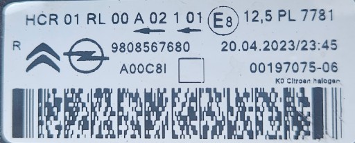 CITROEN JUMPY III VIVARO 16-22 LAMPA FAR DESNA STRANA + LIJEVA