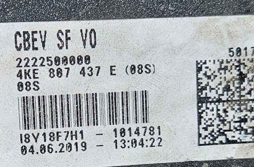 AUDI E-TRON 18-23 BRANIK 4KE807437 AUDI E-TRON 18-23 BRANIK 4KE807437