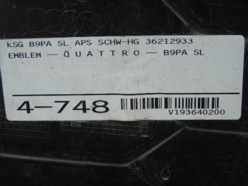 AUDI S4 A4 B9 S-LINE REDIZAJN 8W0 BRANIK PREDNJA STRANA