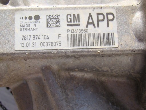 OPEL ZAFIRA C LETVA LAJSNA PUMPA ELEKTRIČNA