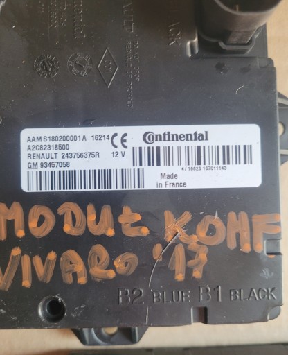 OPEL VIVARO 1.6 CDTI MODUL 243756375R