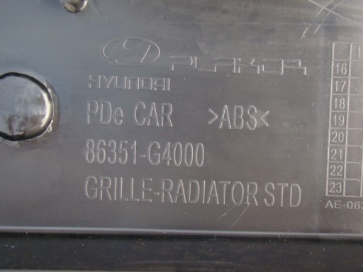 HYUNDAI I30 17-18 MASKA CASCADA NOVO