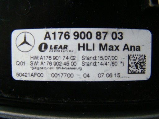 MERCEDES MODUL LED A1769008703 , A176900090