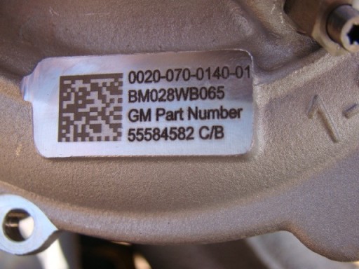 OPEL INSIGNIA 2.0 CDTI TURBINA 55584582