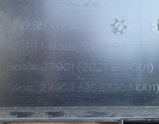 AUDI TT TTS REDIZAJN 18-23 MASKA 8S0853651H