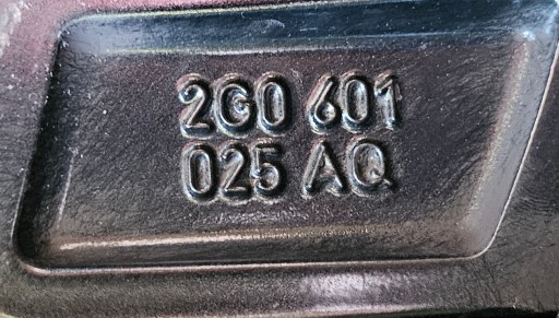 VW POLO VI GTI ALU FELGA 7.5JX18 ET51 2G0601025AQ