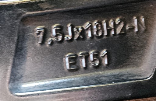 VW POLO VI GTI ALU FELGA 7.5JX18 ET51 2G0601025AQ