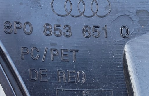 AUDI S3 REDIZAJN 08-12 MASKA 8P0853651Q AUDI S3 REDIZAJN 08-12 MASKA 8P0853651Q