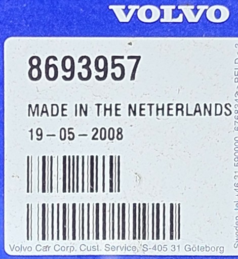 VOLVO S80 98-06 BLATOBRAN OPLATA DESNA STRANA ZADNJI 8693957