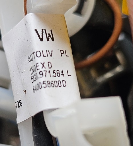 VW PASSAT B8 AIRBAG NOSAČ  VOZAČA 3G0880201G