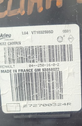 OPEL VIVARO B 14-19 GRIJAČ KLIMATIZACIJA