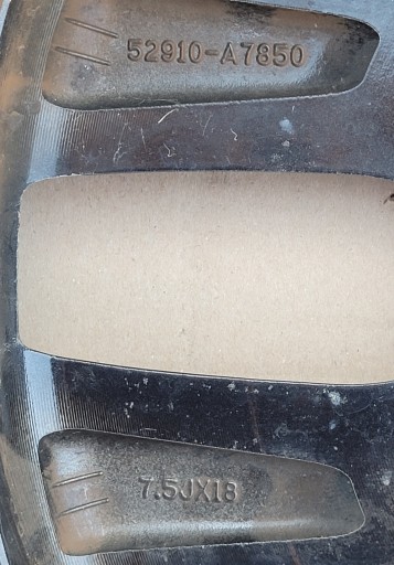 KIA CEED GT PROCEED ALU FELGA 52910-A7850 7.7JX018 OFFSET 55